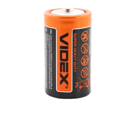 Батарейка Videx D R20P 1шт