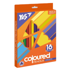 Кольорові олівці 18кол. Erudite Yes 290643