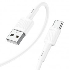 Кабель HOCO X83 Victory charging data cable Type-C 3A 1м (Білий)