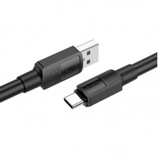 Кабель HOCO X84 Solid charging data cable Type-C 3A 1м (Чорний)