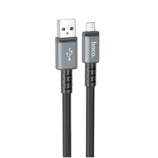 Кабель HOCO X85 Strenght charging data cable Micro USB 2.4A 1м (Чорний)