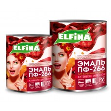 Емаль ПФ-266 2,8кг Elfina жовто-корич. для підлоги