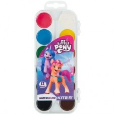 Фарби акварельні 12 кольорів, KITE My Little Pony, HW23-061
