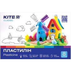 Пластилін 8 кольорів, 160 гр., KITE