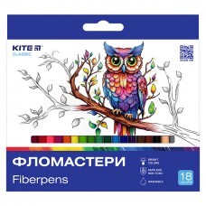 Фламастири набір 18 штук, KITE