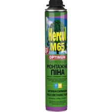 Монтажна піна поліуретанова HERCUL PRO 850гр під пістолет