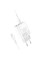 Зарядний пристрій HOCO C93A 3.4A 3* Usb type A + Lightning (Білий)