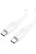 Кабель HOCO X84 Solid charging data cable Type-C 3A 60W1м (Білий)