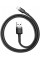 Кабель Baseus Cafule 2.4A AM / Lightning 1m Black (CALKLF-BG1)