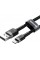Кабель Baseus Cafule 2.4A AM / Lightning 1m Black (CALKLF-BG1)