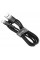Кабель Baseus Cafule 2.4A AM / Lightning 1m Black (CALKLF-BG1)