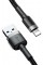 Кабель Baseus Cafule 2.4A AM / Lightning 1m Black (CALKLF-BG1)