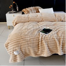Плед полуторний Шарпей 150*200 см. Бежевий Colorful Home