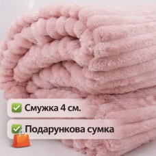 Плед Шарпей 200*230 см Рожевий-пудра Koloco
