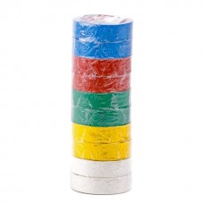 Ізоляційна стрічка Intertool 10м 17*,15мм кольорова IT-0014